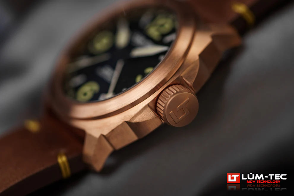 LUM-TEC M94 Bronze No Date Automatic GMT