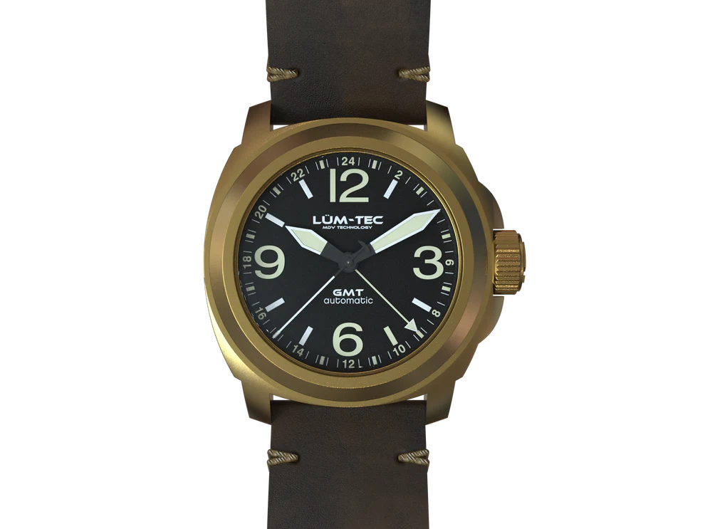 LUM-TEC M94 Bronze No Date Automatic GMT