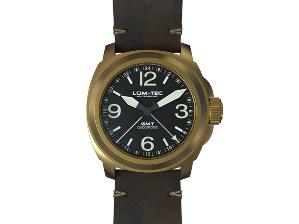 LUM-TEC M94 Bronze No Date Automatic GMT
