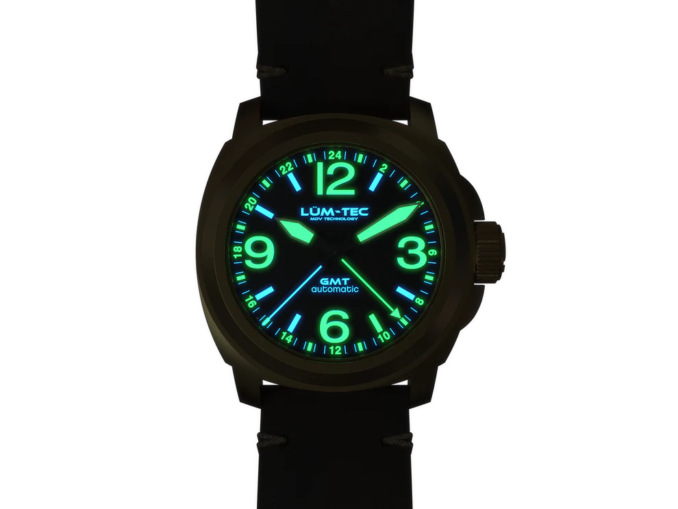 LUM-TEC M94 Bronze No Date Automatic GMT