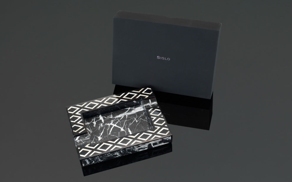 SIGLO SV Casa MOP Ashtray - Black 10012367D