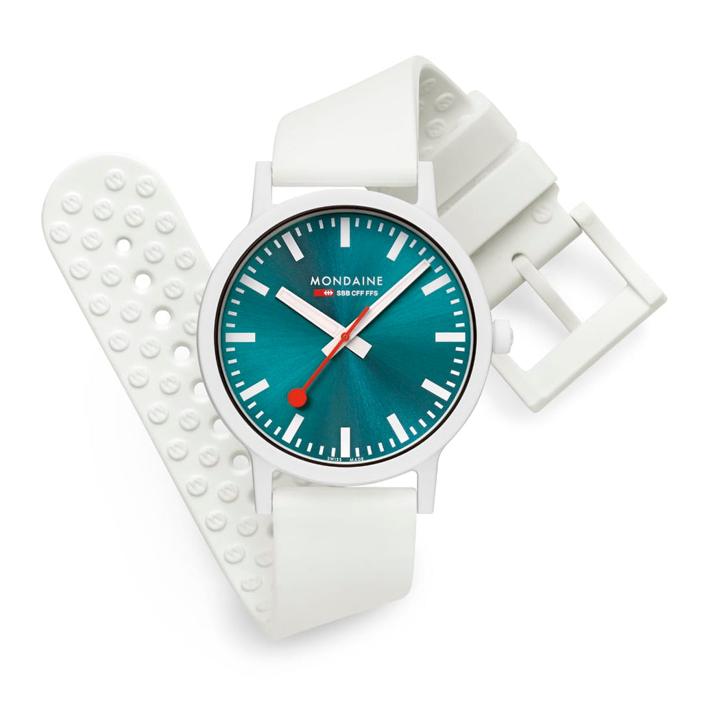 Mondaine Essence Transformative Teal, 41 mm, Limited Edition  MS1.41140.RA