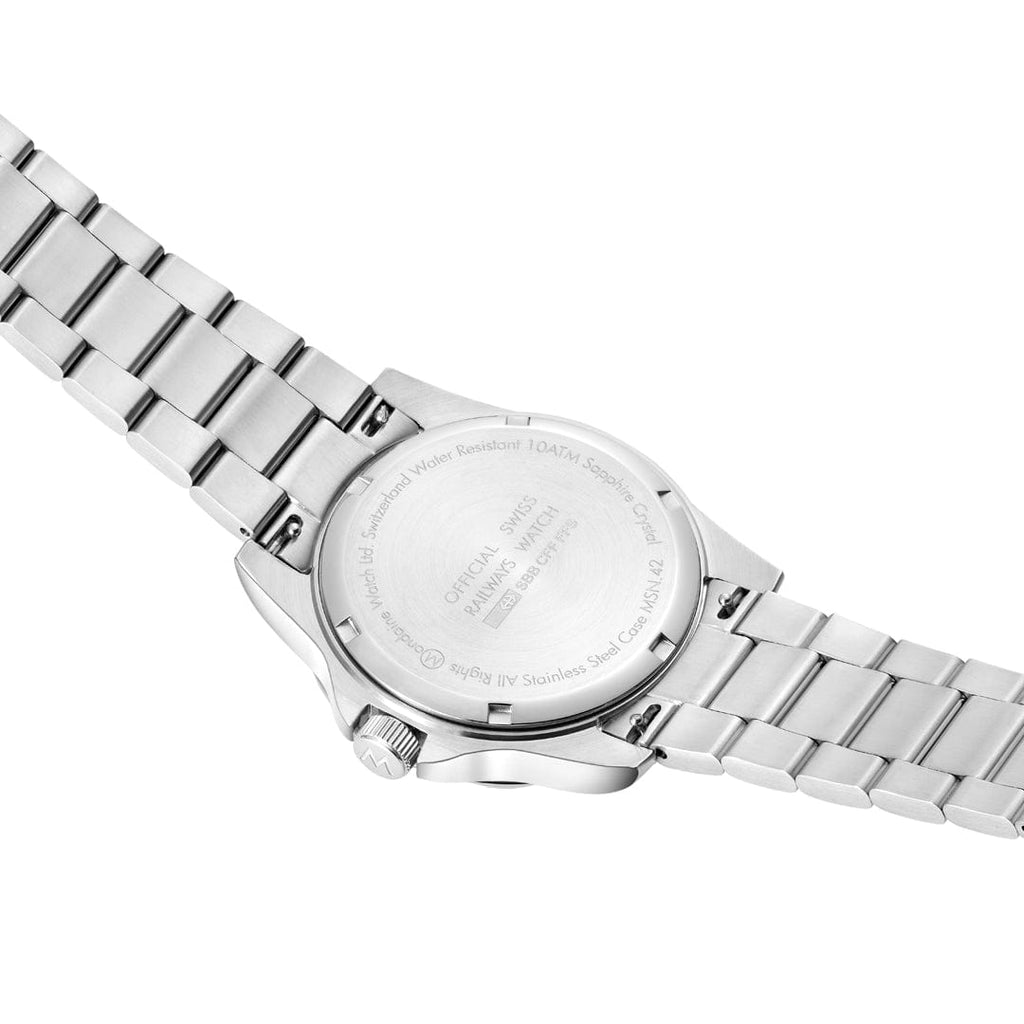 MONDAINE 42 mm, Stainless Steel Strap- MSN.4211B.SK NUMERI