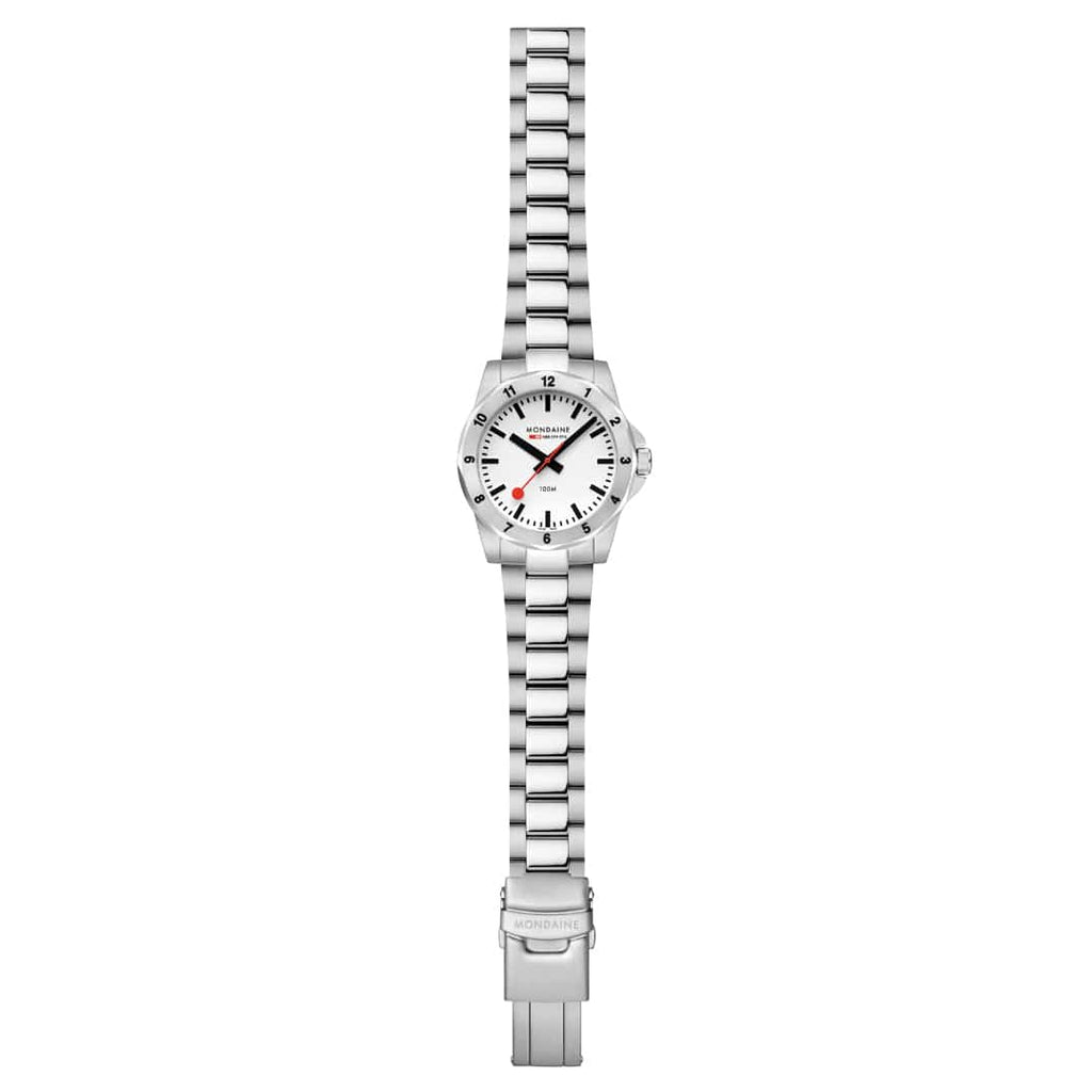 MONDAINE 42 mm, Stainless Steel Strap- MSN.4211B.SK NUMERI