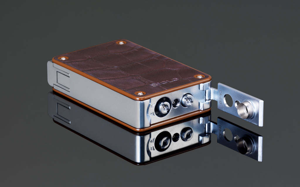 SIGLO - Mega Twin Flames Lighter Brown Croco Pattern 10012753
