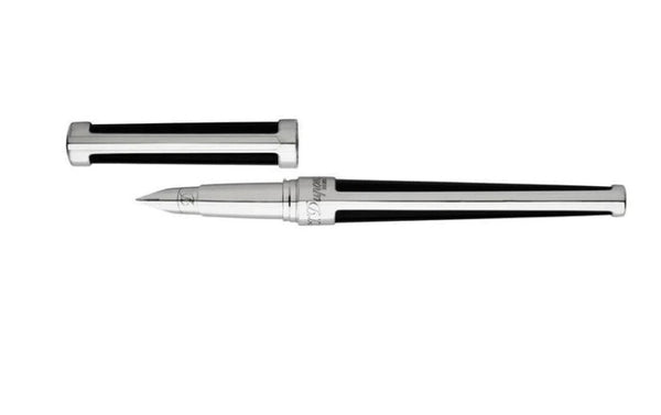 S.T. Dupont Defi Composite Black and Palladium Fountain Pen  400674