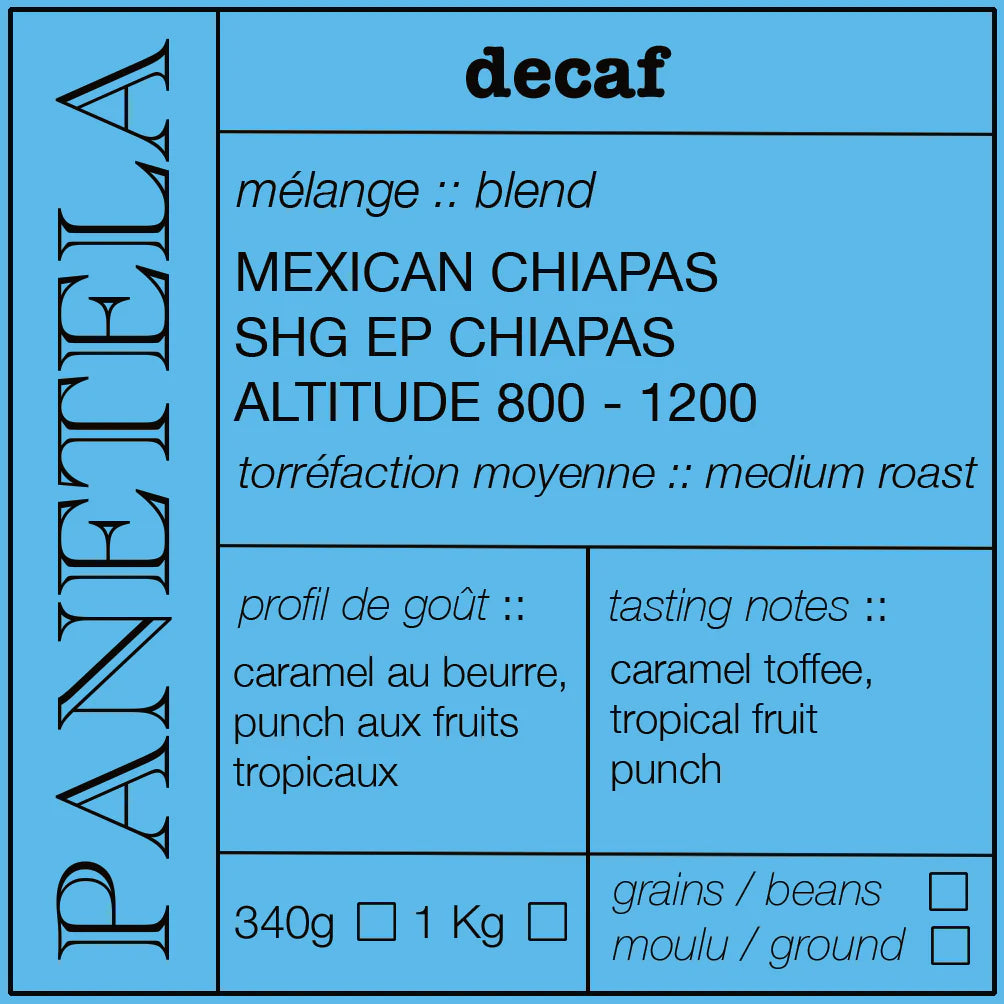Bernard Street Coffee Company - PANETELA Blend 340 g