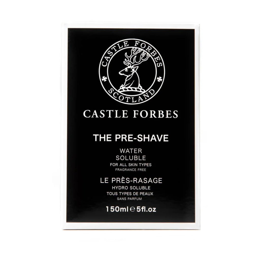 CASTLE FORBES - Luxury Water Soluble Pre Shave, Unscented, Suitable for all Skin Types, 5 fl.oz / 150ml