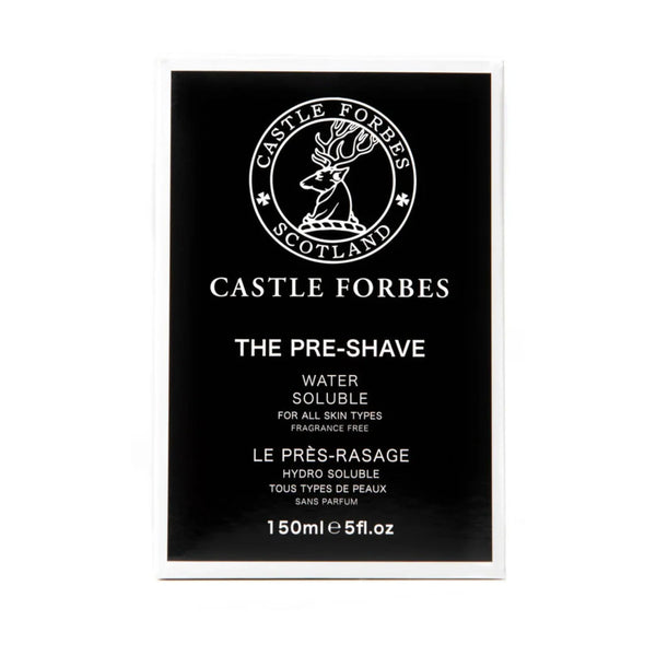 CASTLE FORBES - Luxury Water Soluble Pre Shave, Unscented, Suitable for all Skin Types, 5 fl.oz / 150ml