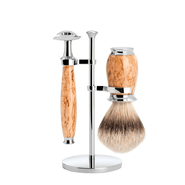 MUHLE - PURIST Birch Shaving Set Brush and Safety Razor S 091 H 55 SR