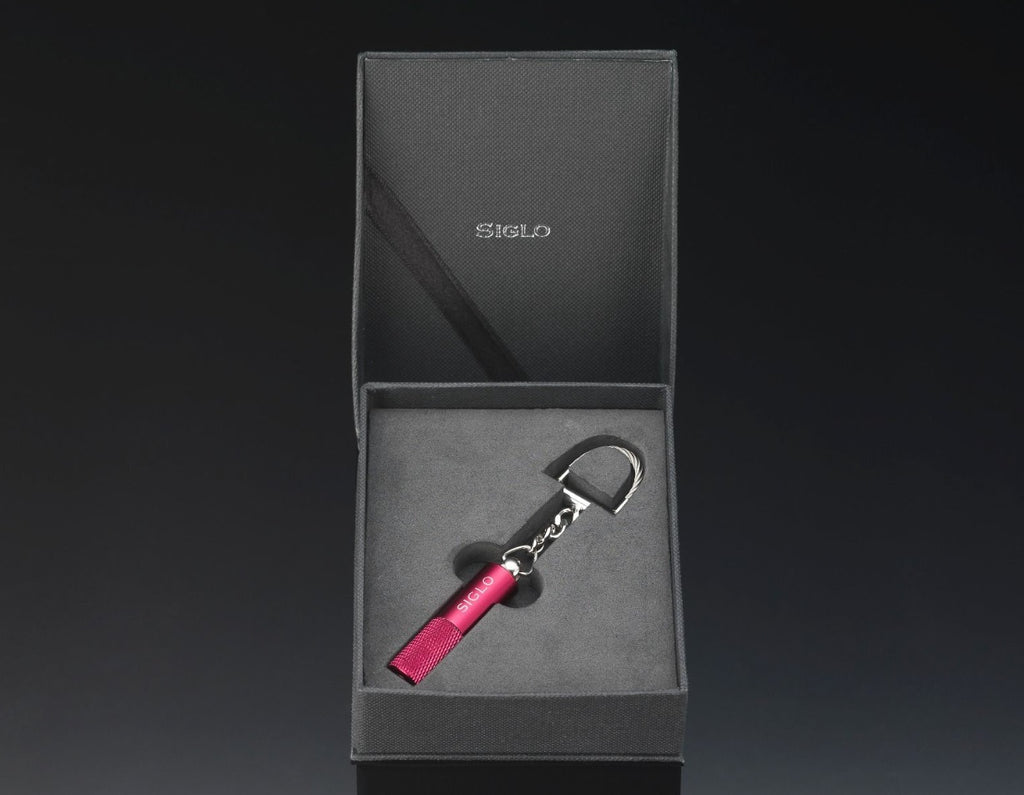 SIGLO Keychain Punch Cutter - Metallic Red