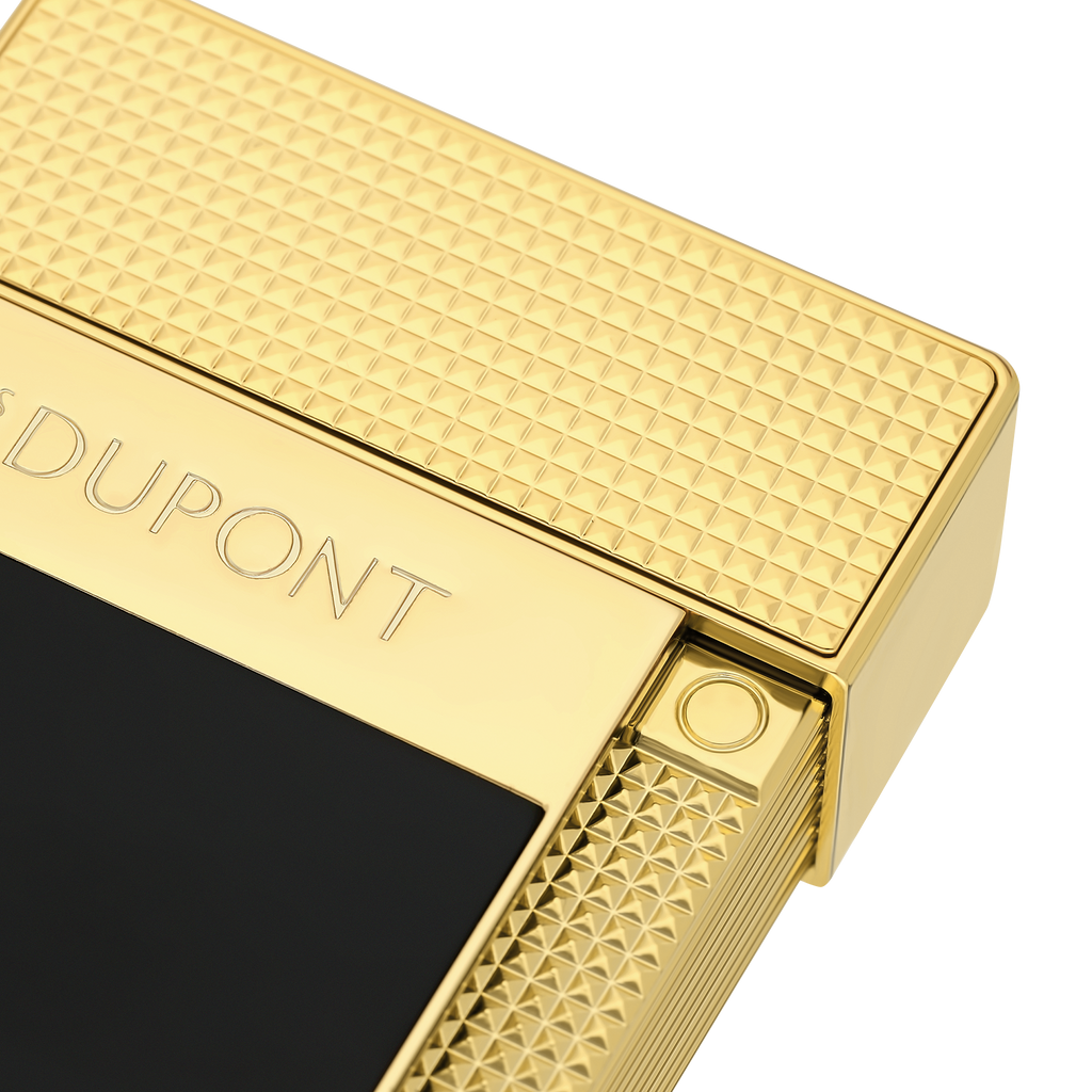 S. T. Dupont Table Lighter Black & Gold T20100