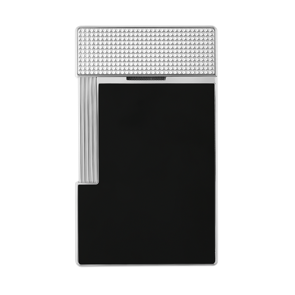 S. T. Dupont Table Lighter Black & Chrome T20101