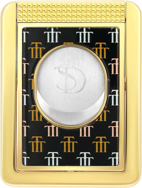 S.T. Dupont TRINIDAD CIGAR CUTTER AND STAND BLACK & GOLD 003477