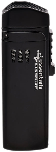 LES FINES LAMES - ESSENTIALS - Triple Torch Lighter Black