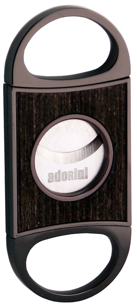 adorini 'Fusion' Double Blade Cutter - Gunmetal Oak 16318
