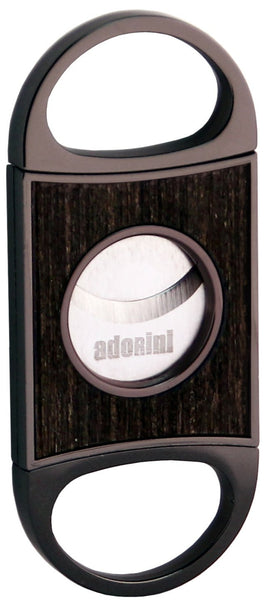 adorini 'Fusion' Double Blade Cutter - Gunmetal Oak 16318