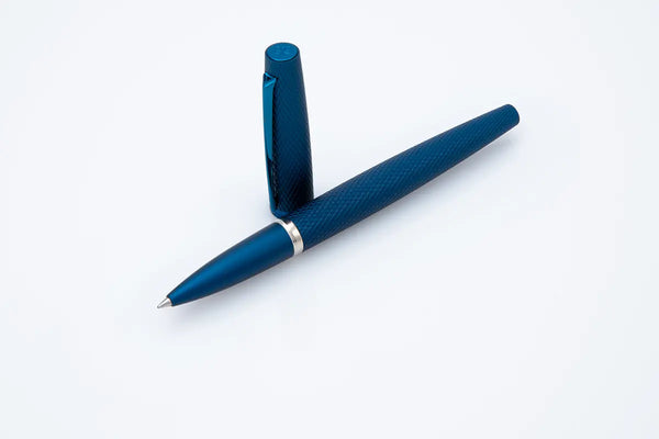 DIPLOMAT - Viper Guilloche Blue Roller Ball Pen D41302030