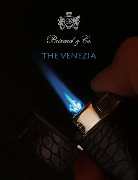 BRIZARD Venezia Lighter - Gunmetal Ebony VLGM