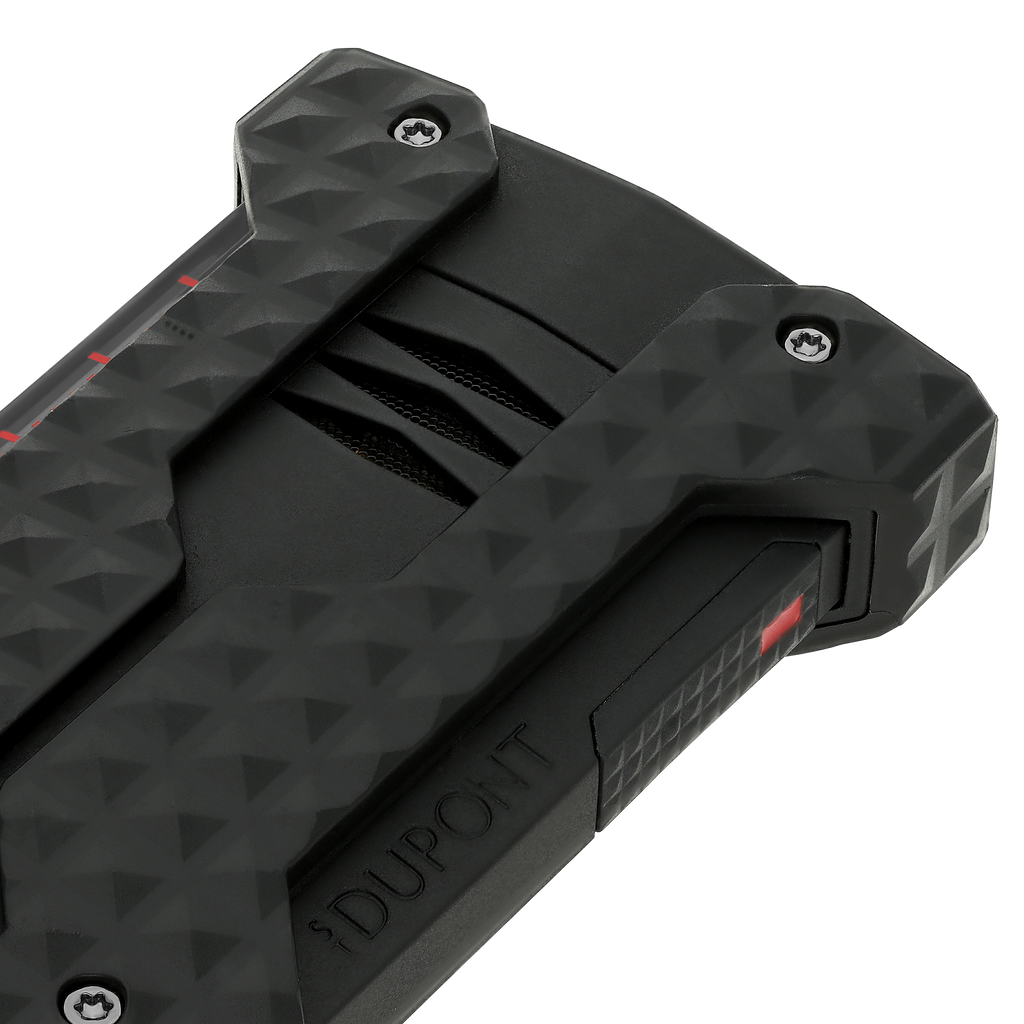 S.T. Dupont Windproof Brushed Lighter Black  W21323