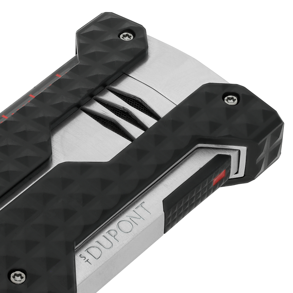 S.T. Dupont Windproof Brushed Lighter Chrome  W21324