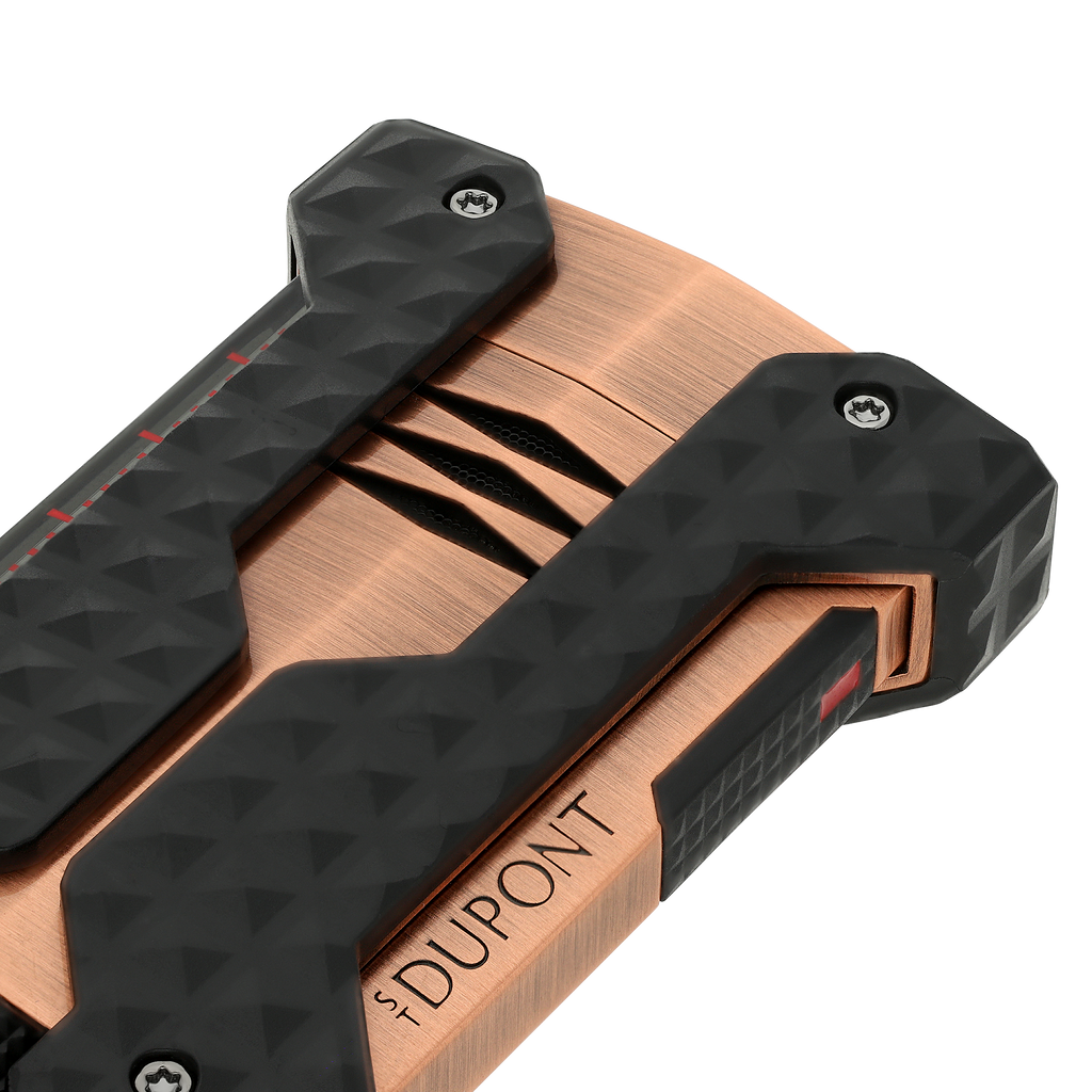S.T. Dupont Windproof Brushed Lighter Copper W21325