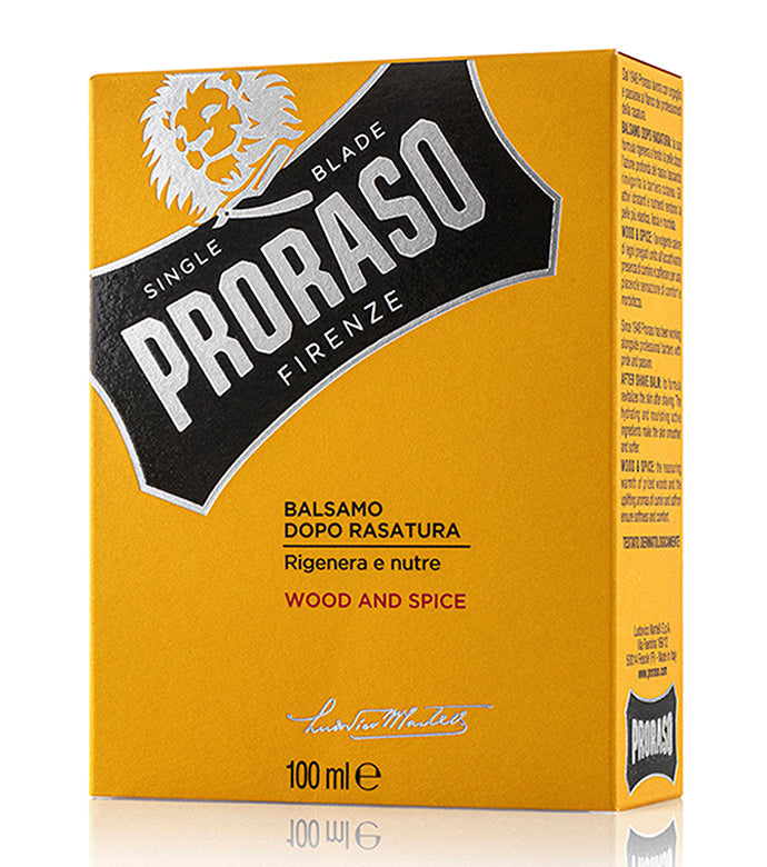 Proraso After Shave Balm, Wood and Spice 100ml