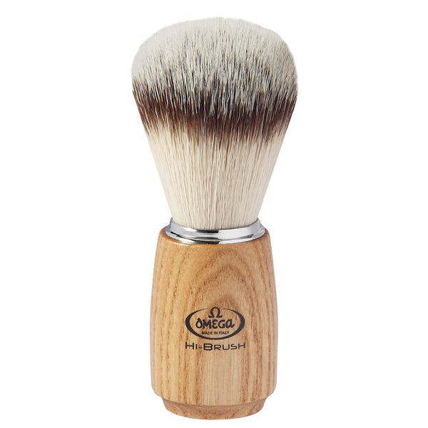 Omega Hi-Brush Fiber Wood Handle