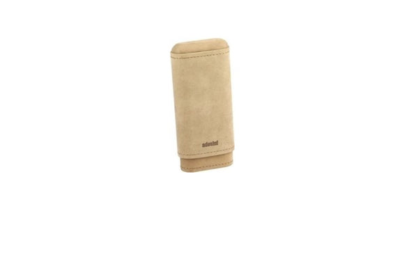 Adorini Cigar Case real leather 2-3 cigars Brown 4221