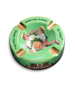 Arturo Fuente Round Ceramic Ashtray “ Hands of Time “ GREEN