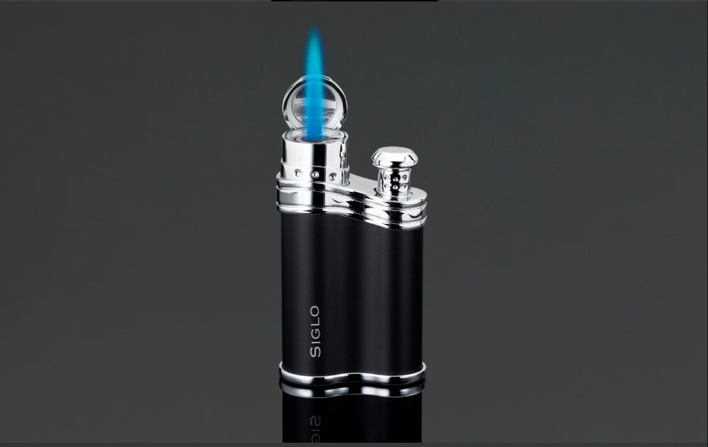 SIGLO Bean Shape Lighter -  Matt Black 10010446
