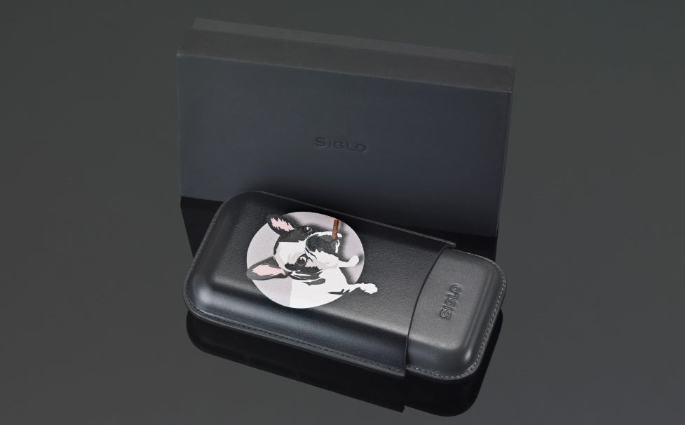 Siglo Dog In Black Cigar Case 3' 10012663
