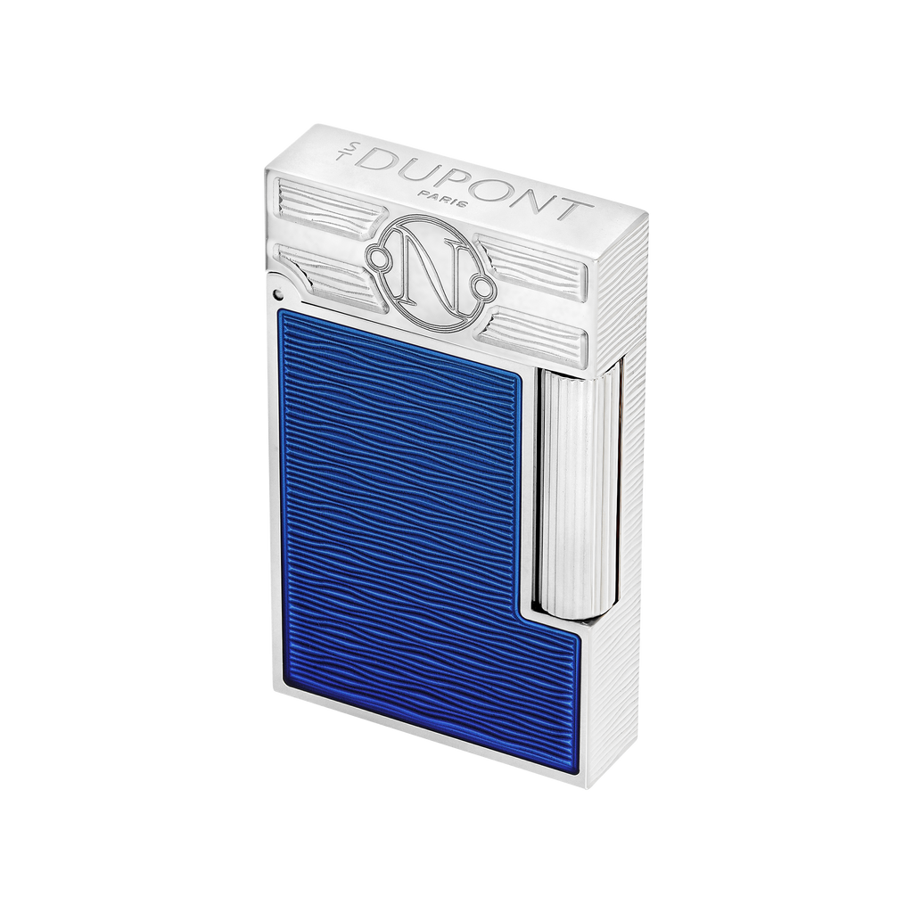 S.T. Dupont LINE 2 Lighter Gulf Stream Palladium / Blue C16051CL