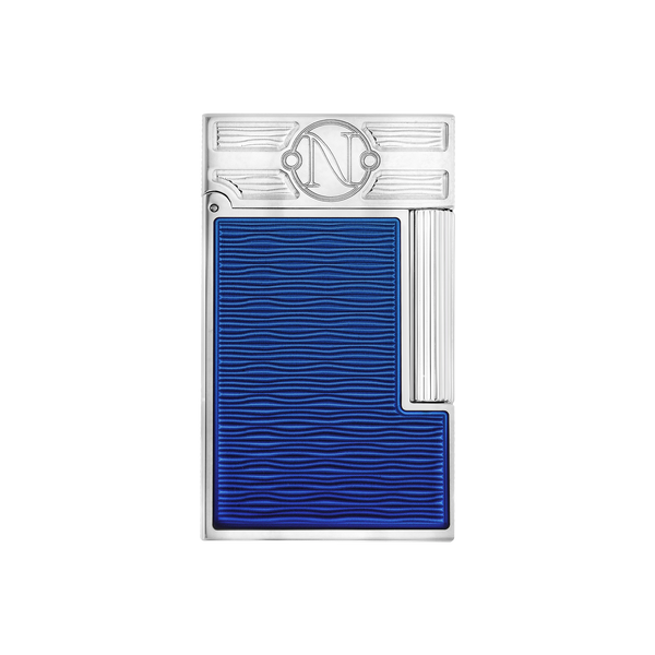 S.T. Dupont LINE 2 Lighter Gulf Stream Palladium / Blue C16051CL