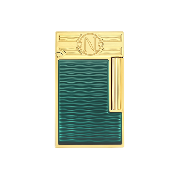 S.T. Dupont LINE 2 Lighter Pacific Green/Gold C16052CL