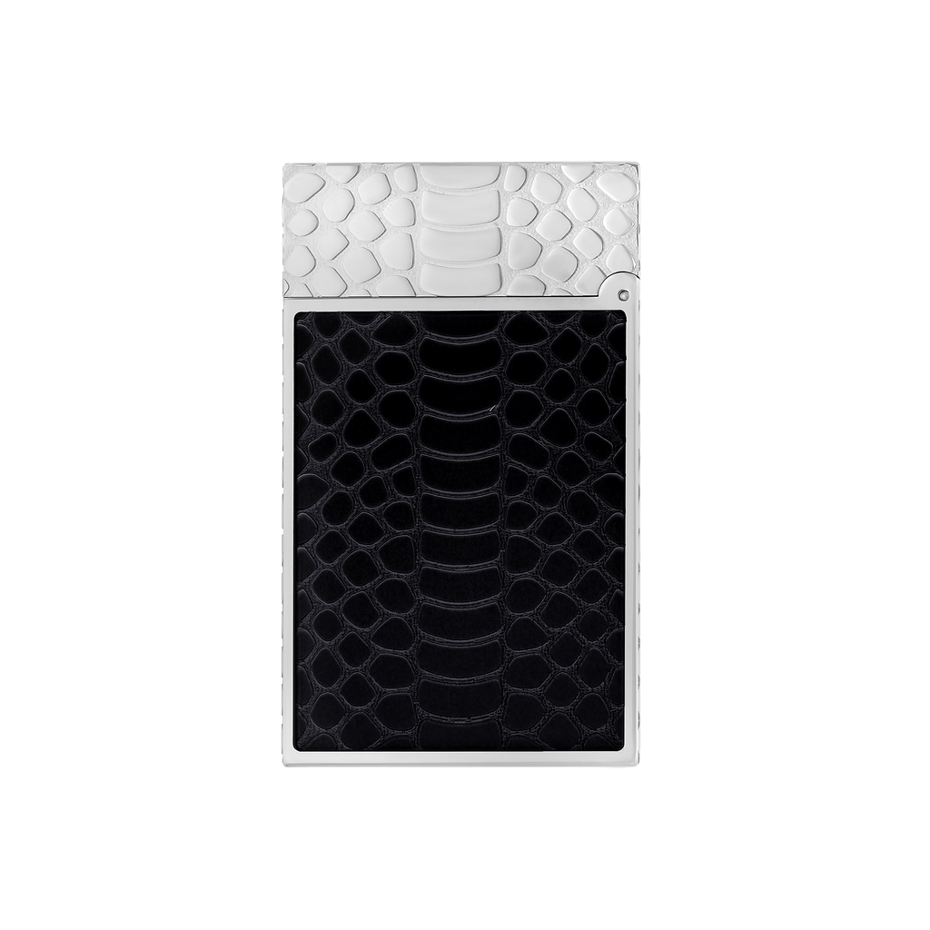 S.T. Dupont Ligne 2 Lighter Guilloche Snake Skin Black-Pall  C16079