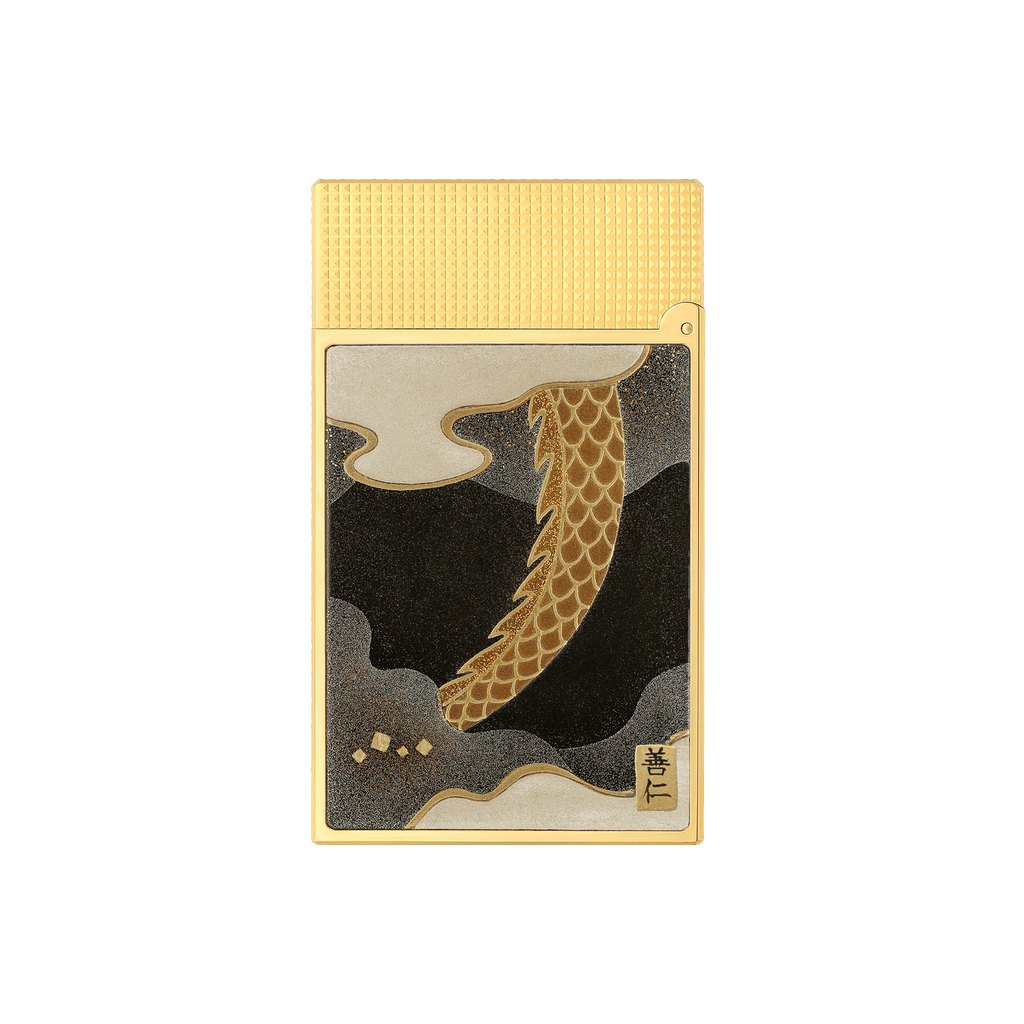 S.T. Dupont LIGNE 2 Lacquered lighter Maki-E Brown C16150