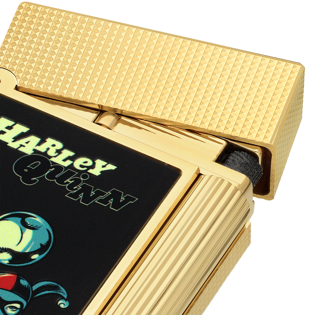 S.T. Dupont LINE 2 Lighter DC COMICS Karley Quinn Gold C16696