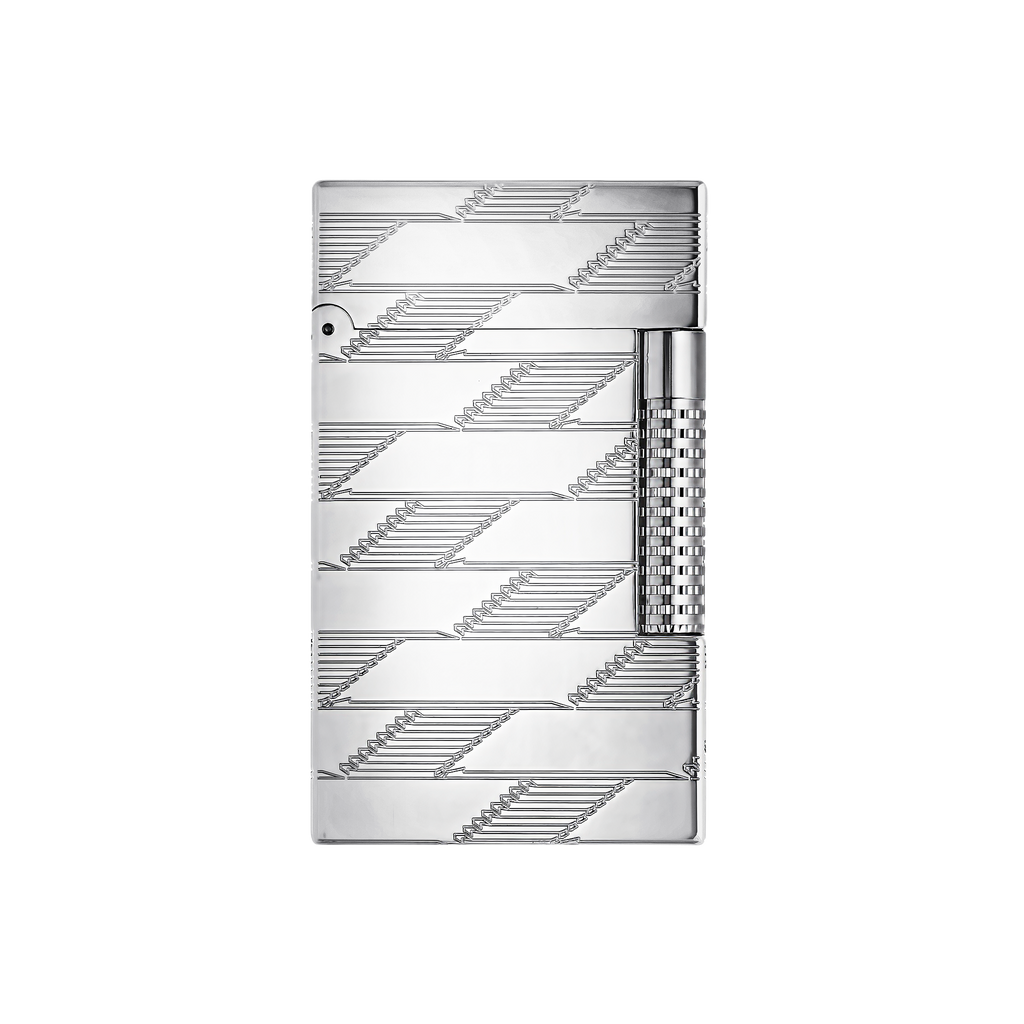 S.T. Dupont Le-Grand Guilloche Lighter Monogram 1872- Palladium  C23180