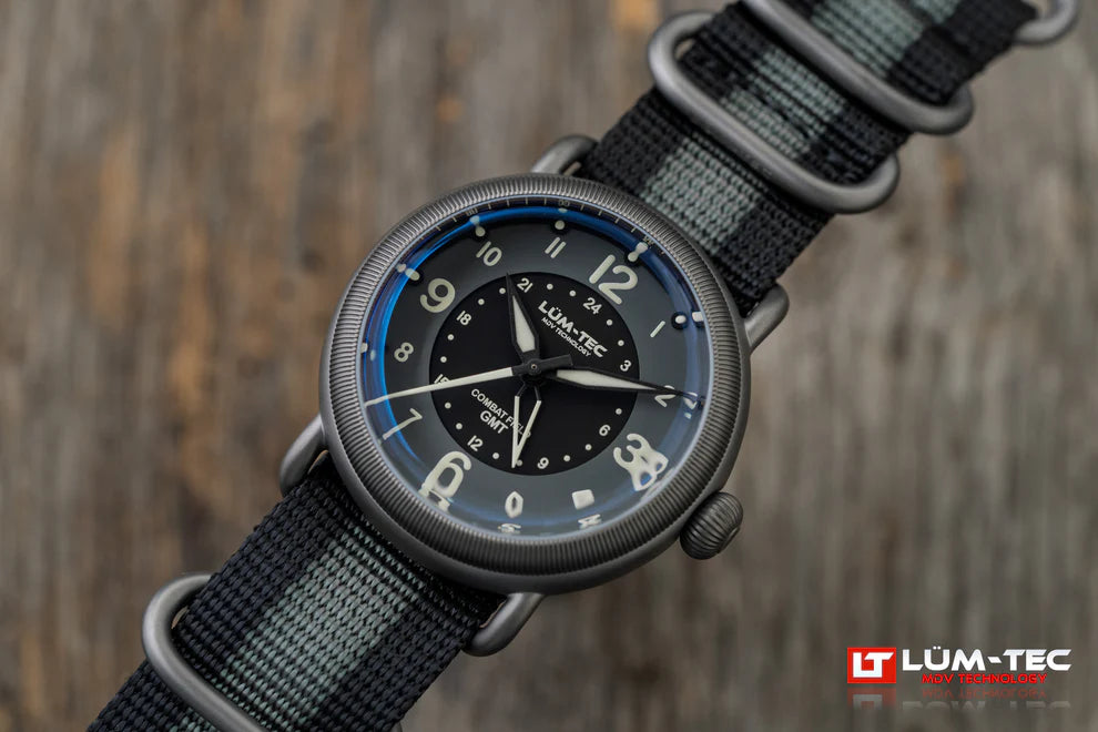 LUM-TEC Combat Field X6 Titanium GMT AUTOMATIC WATCH
