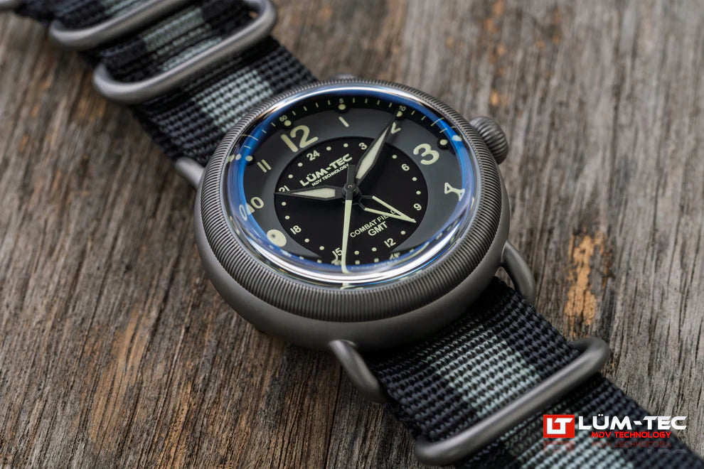 LUM-TEC Combat Field X6 Titanium GMT AUTOMATIC WATCH