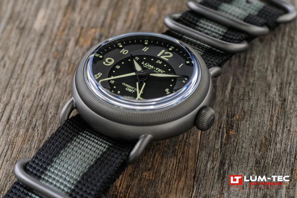 LUM-TEC Combat Field X6 Titanium GMT AUTOMATIC WATCH