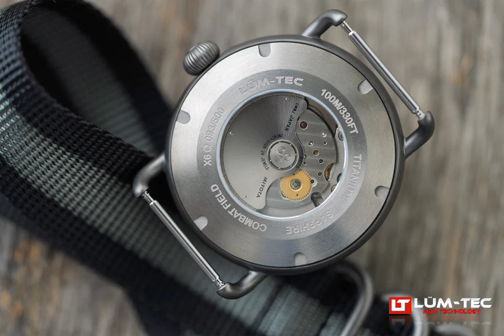 LUM-TEC Combat Field X6 Titanium GMT AUTOMATIC WATCH