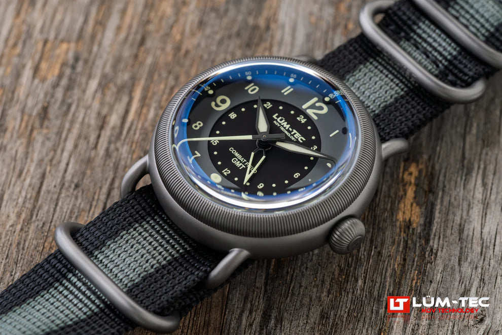 LUM-TEC Combat Field X6 Titanium GMT AUTOMATIC WATCH