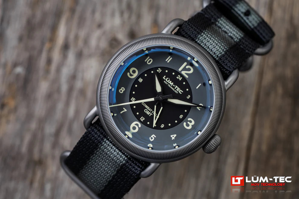 LUM-TEC Combat Field X6 Titanium GMT AUTOMATIC WATCH