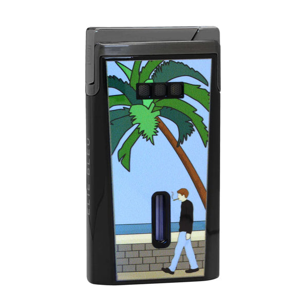 Elie Bleu - J15 Lighter Casa Cubana Black lacquer - Gun Metal EBJ1574