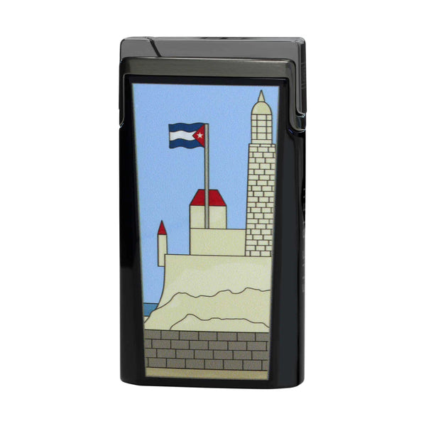 Elie Bleu - J15 Lighter Casa Cubana Black lacquer - Gun Metal EBJ1574