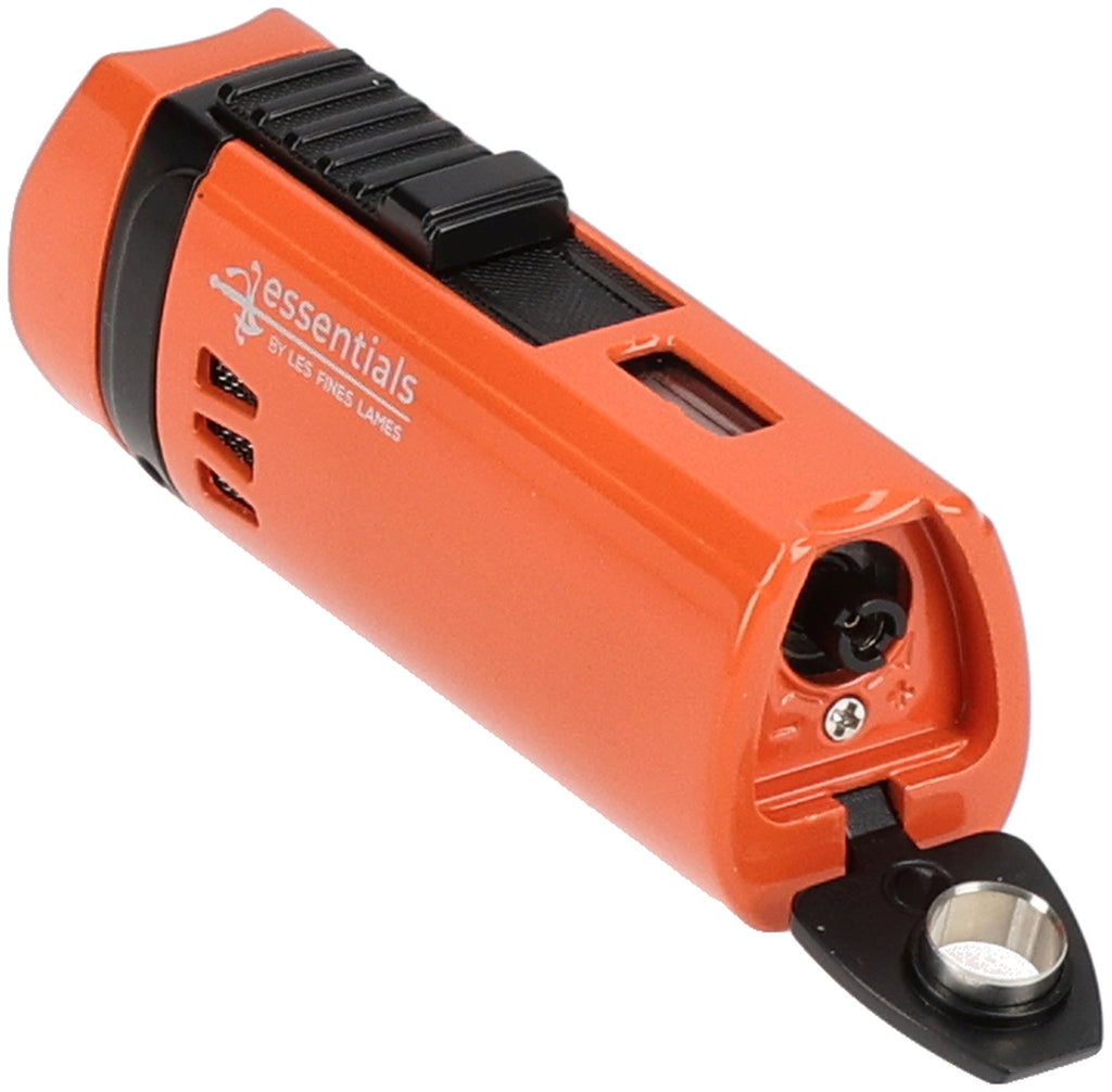 LES FINES LAMES - ESSENTIALS - Triple Torch Lighter Orange