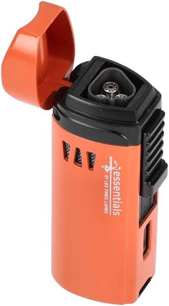 LES FINES LAMES - ESSENTIALS - Triple Torch Lighter Orange