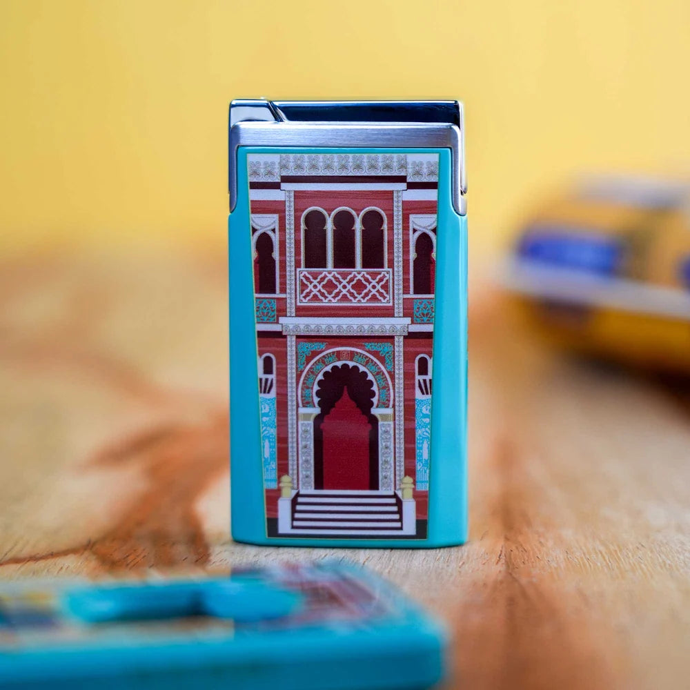 Elie Bleu -  J-15 Jet Flame Casa Cubana Cienfuego, Teal Lacq, Ltd Edition /488 EBJ1544